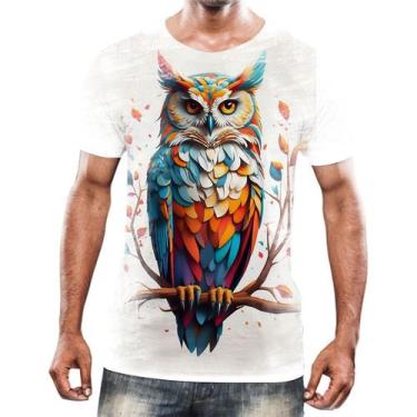 Imagem de Camiseta Camisa Animais Corujas Misticas Aves Noturnas HD 18 - Enjoy S