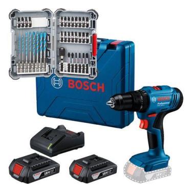 Imagem de Furadeira Parafusadeira Impacto Gsb183 Li E Kit Bits Brocas - Bosch