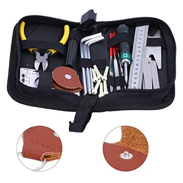 Imagem de Kit de Ferramentas para Reparo de Guitarra, Kit de Ferramentas para Reparo de Guitarra, 26 Unidades Com Bolsa de Transporte para Guitarra, Ukulele, Baixo, Bandolim, Banjo