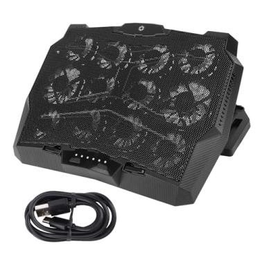 Imagem de Almofada de Resfriamento para Laptop, Refrigerador para Notebook, Suporte para Ventilador Com 5 Alturas Ajustáveis, Suporte Refrigerador para Ventilador Portátil para Escritório