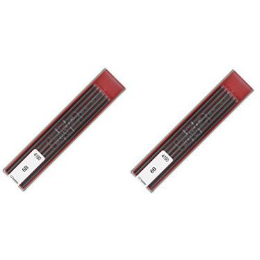 Imagem de Cabos de grafite Koh-i-noor 4190 6B 2,0 mm para desenho técnico e retoque., 6b+8b