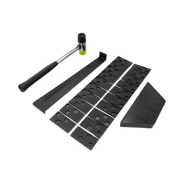 Imagem de Conjunto de ferramentas de instalação de piso de madeira 23Pcs com juntas, encaixe de piso de madeira, gancho de barra de puxar de cabo de fibra de, Style C