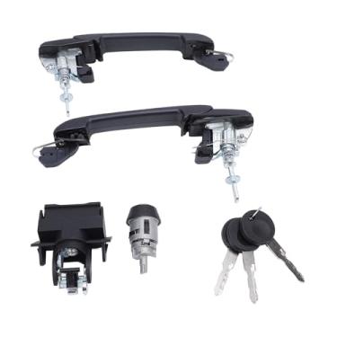 Imagem de Conjunto de Maçaneta Externa do Carro Com Chave e Trava Porta Traseira para Cabrio 1995-1998