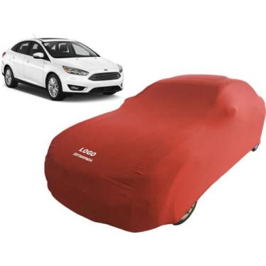 Imagem de Capa Para Cobrir Carro Ford Focus Sedan Gl Tecido Helanca - Mz, Vermel