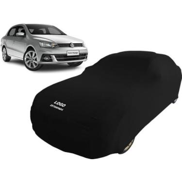 Imagem de Capa Automotiva Volkswagen Voyage Tecido Helanca Cor Preta - Mz, Preta