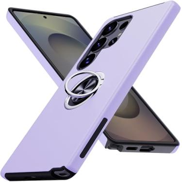 Imagem de Auiaphy Capa para Galaxy S2-5 Ultra, proteção de nível militar, capa à prova de choque para Samsung Galaxy S2-5 Ultra, ajuste fino com suporte magnético para carro para S2-5 Ultra, roxo