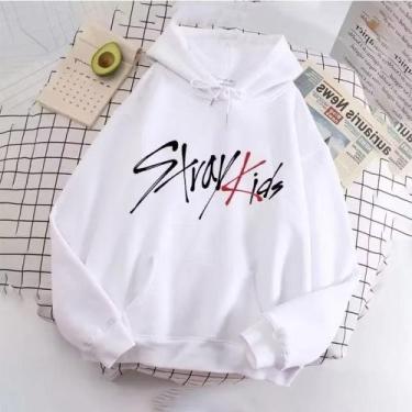 Imagem de Moletom Canguru Personalizado Stray Kids Unissex - Kesdey confeccoes, 