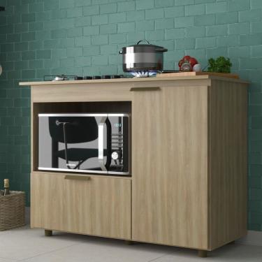 Imagem de Balcão para Cooktop 2 Portas 106cm Bigger J Carvalho