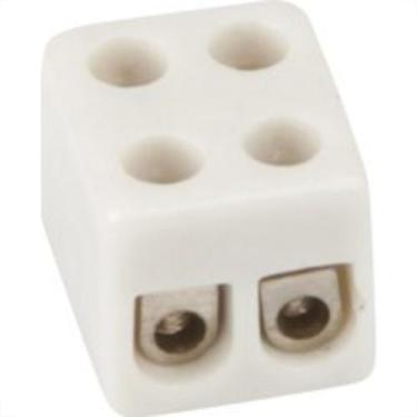 Imagem de Conector Porcelana Sindal 06Mm 2 Bornes 000.0302.Pr.B - Kit C/12