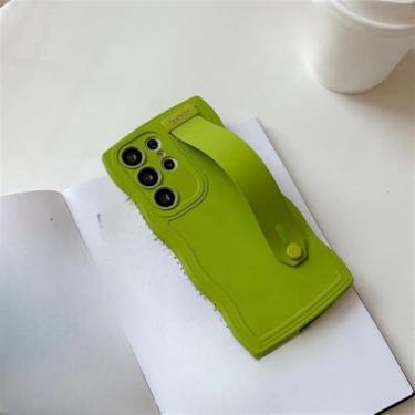 Imagem de Suporte de pulseira capa de telefone wave para OnePlus 9 Rt 11 11R 10R 9R 9RT 10T 8T 1 9 ACE Pro Nord N20 5G CE 2 Lite CE2Lite capa, pulseira verde, para OnePlus 11