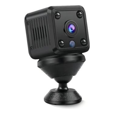 Imagem de Mini  Câmera Espiã Segurança Wifi Com Suporte X6 Magnético - Mrsemente