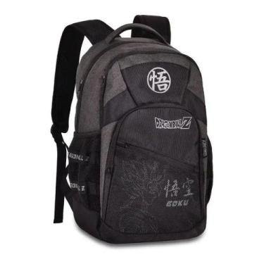 Imagem de Mochila de Costas Masculina Notebook Dragon Boll Z Chumbo - Clio