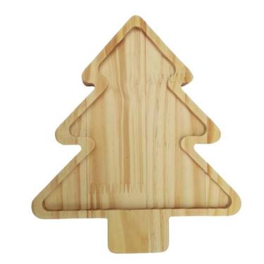 Imagem de Petisqueira Árvore De Natal Para Frios Aperitivos Mesa Posta Madeira P