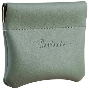 Imagem de Porta-Moedas Travelambo Squeeze de Couro - Verde