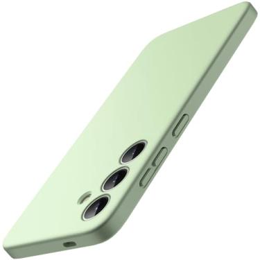 Imagem de JETech Capa Fina Fit para Samsung Galaxy S24+ / S24 Plus 5G, Proteção Total da Lente da Câmera, Case Protetora Fina de TPU Macio para Telefone, Acabamento Fosco, Capinha à Prova de Choque (Verde)