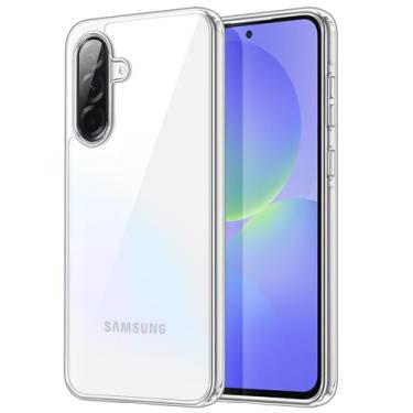 Imagem de JETech Capa para Samsung Galaxy A36 5G, Case Estojo Protetora à Prova de Choque Não Amarela para Telefone, Capinha Parte Traseira do PC Rígida Anti-Riscos (Claro)