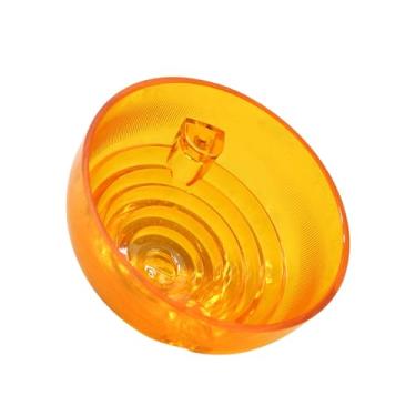 Imagem de Lâmpada Lateral Tampa Lens Covers Brake Light Lens Substituição para 90 110 (Âmbar)