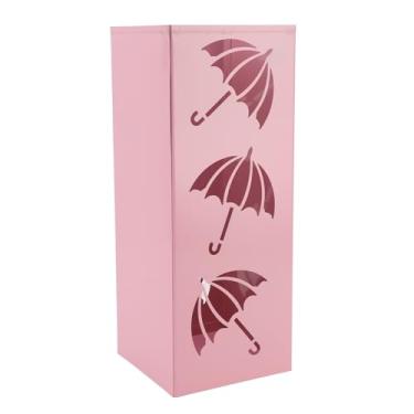 Imagem de Suporte de Guarda -chuva, um Guarda -chuva de Guarda -chuva de Metal Independente Organizador de Rack de Guarda -chuva para Canto de Entrada