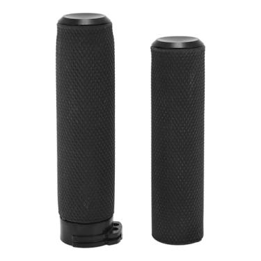 Imagem de Motoforti Kit de capa de alças de motocicleta de 25 mm, 2,8 cm, 28 mm, antiderrapante, TPU, guidão para motocicleta, scooter, bicicleta, quadriciclo, preto, 1 conjunto