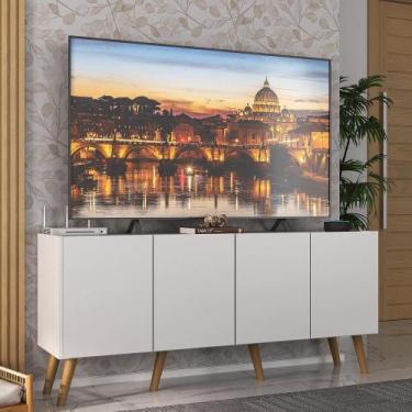 Imagem de Rack Retrô para TV até 50 Polegadas com 4 Portas Multimóveis MP1071, B