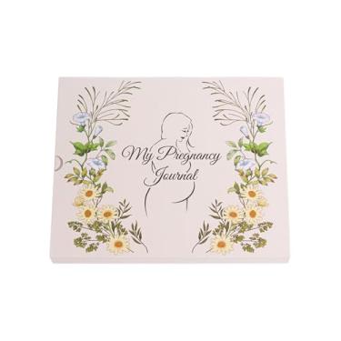 Imagem de Livro de chá de bebê para assinar, livro de visitas ao chá de bebê - Livro de memória do diário da gravidez | Diário do Planejador de Scrapbook de Milestone Esperando Manual de Registro para Moms e Cr