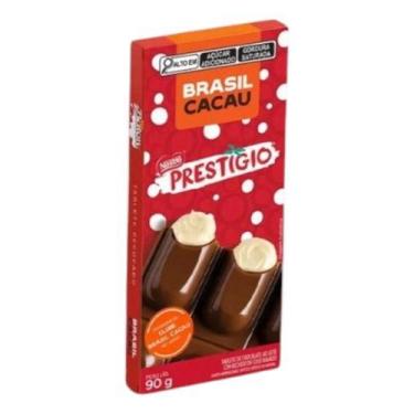 Imagem de Chocolate Recheado Tablete Brasil Cacau Prestigio 90g
