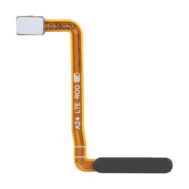 Imagem de BESJMYT Botão Liga/Desliga e Sensor de Impressão Digital Cabo Flex Substituição para Samsung Galaxy A24 Cabo Flexível Liga/Desliga Botão de Controle Conector Peças de Reparo SM-A245F (Azul Gradiente)