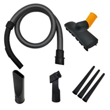 Imagem de Kit Mangueira 3un Bocal 3un Extensor Compatível com Aspirador Tekna Si