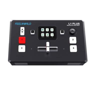 Imagem de FEELWORLD Mixer De Vídeo Multicâmera L1 Plus, Comutador, Tela Sensível Ao Toque, Gravação Usb 2.0, Controle Ptz, 3.0, Streaming Rápido, Toque Tft 2" E Comutação T-Bar
