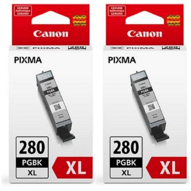 Imagem de Cartucho de tinta Canon PGI-280XL Pigment Black, pacote com 2 unidades para PIXMA TR8520