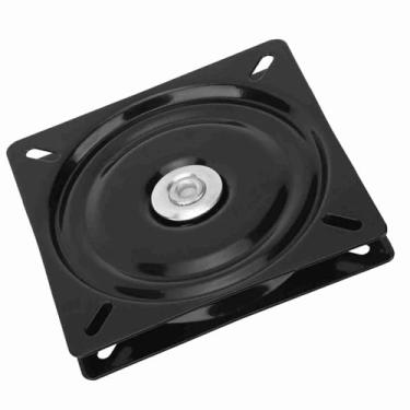Imagem de Cadeira Turnatable, Anti-corrosão Espessada Aço Sólido Placa de Aço de Assento Girando o Reforço de Rebite à Prova de Umidade para Cadeira de Banquinho de Barra