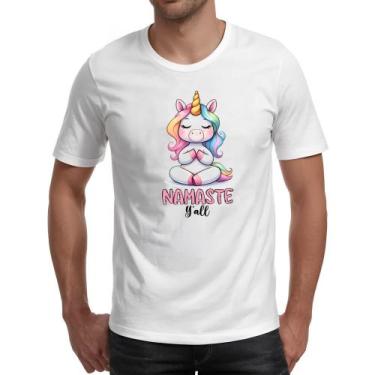 Imagem de Camiseta Unissex Namaste Unicornio - Alearts, M