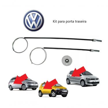 Imagem de Kit Reparo Máquina de Vidro Fox Crossfox Spacefox Traseiro