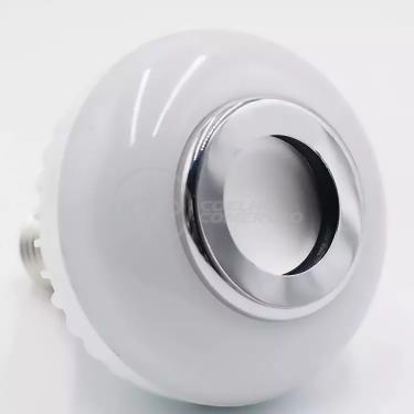 Imagem de Lâmpada Led 12W E27 Rgb Colorida Com Caixa De Som Bluetooth