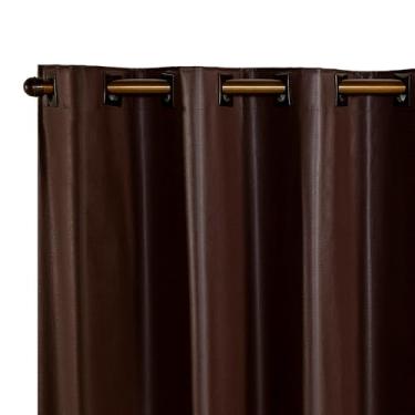 Imagem de Cortina para Quarto, Cozinha, Sala Blackout Blecaute 2,80 x 2,30 PVC Corta Luz 100% (Marrom, 2,80x1,60)