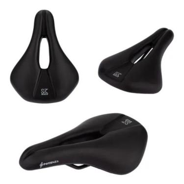 Imagem de Selim Vazado Bike Bicicleta Kalf Potenza Kf303 Preto