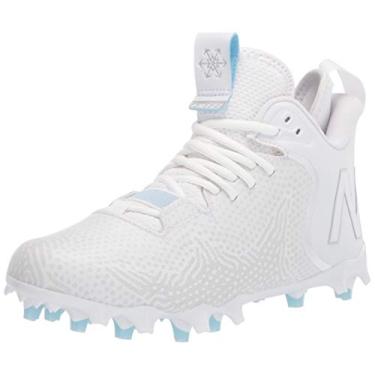 Imagem de New Balance Freeze V3 Agility Lacrosse Tênis masculino, Branco/Cinza, 8.5