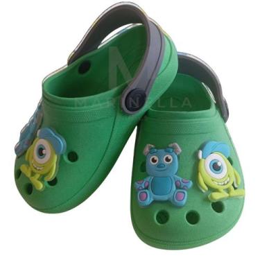 Imagem de Babuche Monstros S.A Infantil Leve Unissex Boo Sully Confortável - Mar