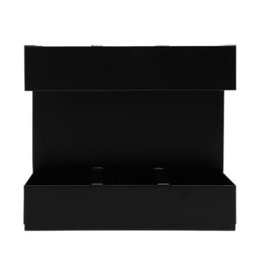 Imagem de Organizador STROHM Eficiente 3 Solter de Ferro Especializado para o Armazenamento do Armazenamento de Utensílios Cozinha para Bancos Trabalho Em Casa Preto