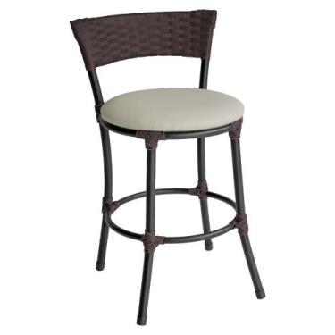 Imagem de Banqueta Baixa Pisa Estofada para Balcão Baixo Gourmet - Acesse Móveis