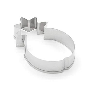 Imagem de YOUNAFEN Cortador de biscoito de abacaxi de frutas em aço inoxidável, molde de fondant, pastelaria, biscoito, carimbo