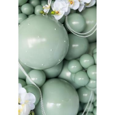 Imagem de Tuf Tex 24″ Tuf-Tex Meadow Pearl Eucalyptus Latex Balloons 25 Per Package