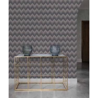 Imagem de Papel Parede Infinity Chevron Énico Cinza If3002 Rolo: 10M X - Grandec