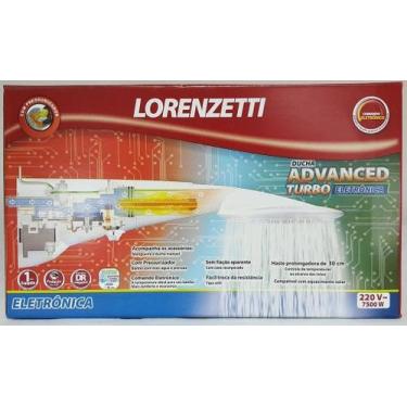 Imagem de Ducha Advanced Turbo Eletrônica 7500W 220V Lorenzetti