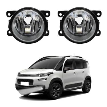 Imagem de Par Farol de Milha para Aircross 2010 a 2015 Farolete Auxiliar Neblina