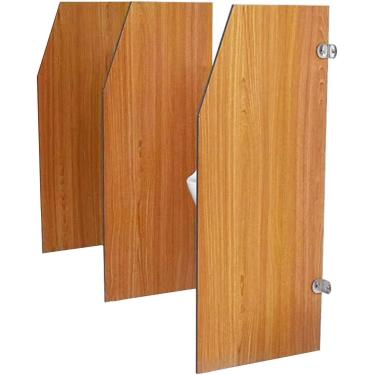 Imagem de Divisória De Vaso Sanitário De Tela De Mictório, Divisor De Divisória De Banheiro, Defletor De Mictório, Tela De Privacidade Montada Na Parede, Divisória D, Wood Grain Partition*4, 900 * 400mm