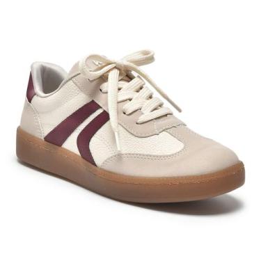 Imagem de Tênis Via Marte Feminino 213-003 Macio Casual Confortável, Bege, 36