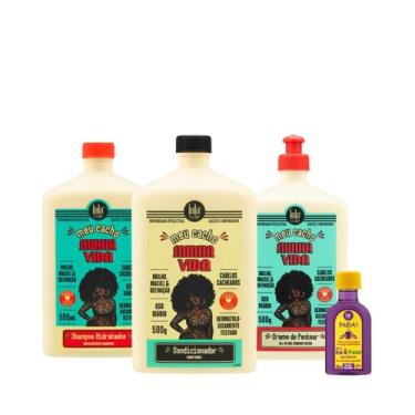 Imagem de Kit Lola Meu Cacho Minha Vida Sh 500ml + Cond 500ml + Cpp 500ml + Ping
