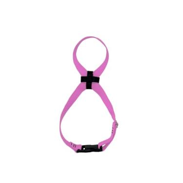 Imagem de Focinheira regulável para cães não machuca respirável confortável cachorro (Rosa,Grande)