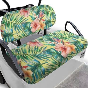 Imagem de Rarucativ Capas de assento para carrinho de golfe, acessórios de carrinho de golfe para viagem, acessórios para carrinhos de golfe adequados para carro de clube, almofada de assento frontal comum